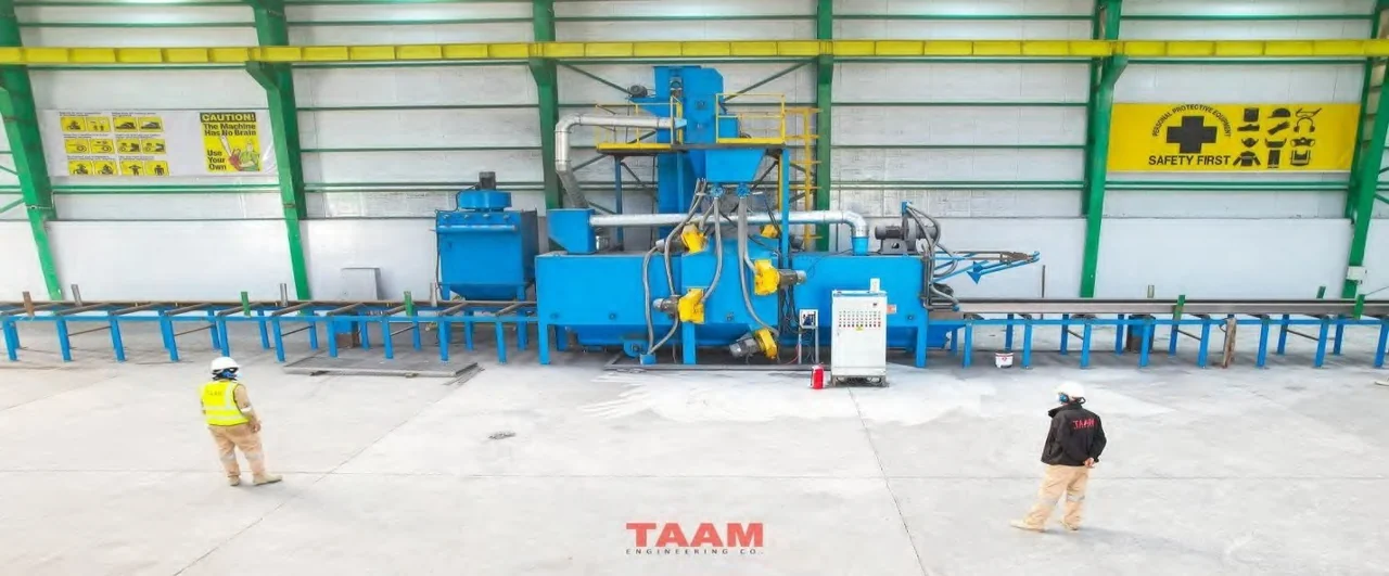 TAAM sandblasting workshop